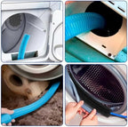 Dryer Vent Cleaner Kit,4 Pieces Dryer Lint Cleaner Vacuum Attachment & Brush Tool–Dryer Vent Cleaning Kit for Front Load,Dryer Lint Trap Cleaner with Hose,Dryer Vent Cleaner for Lint Removal (Black) - Image 3