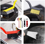 18Pcs Crevice Cleaning Brush Set, V Shape Grout Cleaner Brush for Deep Cleaning Gap, Hard Bristle Scrub Brushes Tools, Cleaning Supplies for Household Use, Bathroom, Kitchen, Toilet, Window - Image 6