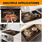 Heat-resistant Stove Top Cover - 28.5" X 20.5" Cooktop Protector Covers, Scratch-resistant Washable Pad Kitchen Countertop Mat (Latte, 28.5" x 20.5") - Image 7