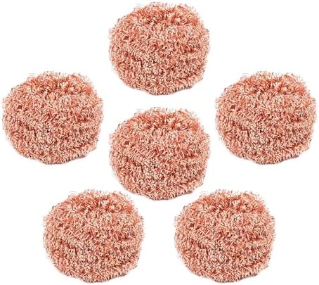 Iron Kitchen Scrubber Brush - Non Scratch Grease Removal Tool, Iron Scouring Dishes Pad, Non Abrasive Scrubbing Pads, Cooktop Range Hood Oven Cleaner | Gentle Cleaning Pads for Kitchen Maintenance by Unknown