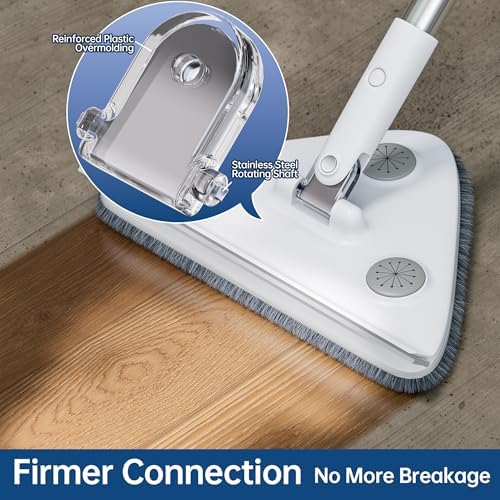 Wall Cleaner Mop with Long Handle, Dust Mop with 6 Reusable Pads - Image 4
