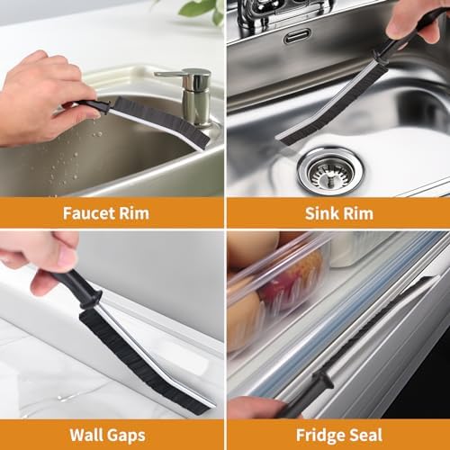 2Pcs Crevice Cleaning Brush Scrub Grout Cleaning Tools (Style 3) - Image 2