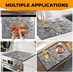 Heat-resistant Stove Top Cover - 28.5" X 20.5" Cooktop Protector Covers, Scratch-resistant Washable Pad Kitchen Countertop Mat (Fog, 30" x 21") - Image 7