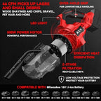 KXX Cordless Vacuum for Milwaukee M18 Battery, 5 in 1 Handheld Electric Vacuum Cleaner with 500W Powerful Motor, 46 CFM Portable Hand Vacuum with Filtration HEPA for Floor, Carpet, Car (Tool Only) - Image 3
