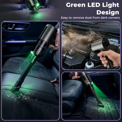 Handheld Car Vacuum Cleaner Portable Cordless Mini Small, 7500mAh - Image 5