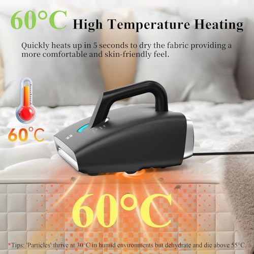 Minthouz Mattress Vacuum Cleaner Bed Vacuum with 15Kpa Suction Handheld Vacuum Widened Suction Port, Corded - Image 2