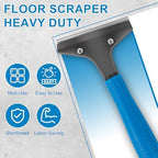 KeFanta Floor Scraper, 4" Wide Heavy Duty Razor Blade Scraper Tool, 45.7" - Image 5
