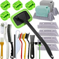 21Pcs Window Gap Crevice Cleaning Tools, Small Cleaning Brush by CRAFNEW