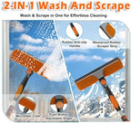 Buyplus 30FT Reach Dusting Kit, Long Duster with 5-24FT Extension Pole for High Ceilings, Cobweb Duster, Microfiber Duster, Window Squeegee, Extendable Duster Cleaning Kit - Image 2