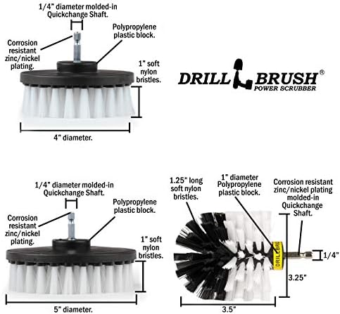 Drill Brush Ultimate Car Wash Kit - Wheel Brush - Car Carpet - Spin Brush - Image 6