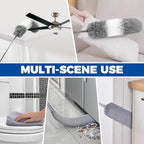 4 Pcs Dusters for Cleaning, 2 in 1 Microfiber Dusters and Retractable Gap Dust Cleaner with 1 Microfiber Dusting Cloths Long Handle 30-100 Inches Extension Pole for Ceiling Fan Cleaning Supplies - Image 5