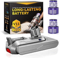 Upgraded Battery Replacement Compatible with Dyson V11/V15 (25.2V, 9000mAh) by CELLPOW