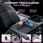 KMM Handheld Car Vacuum Cleaner, Hand Held Vacuum & Air Duster - Image 3