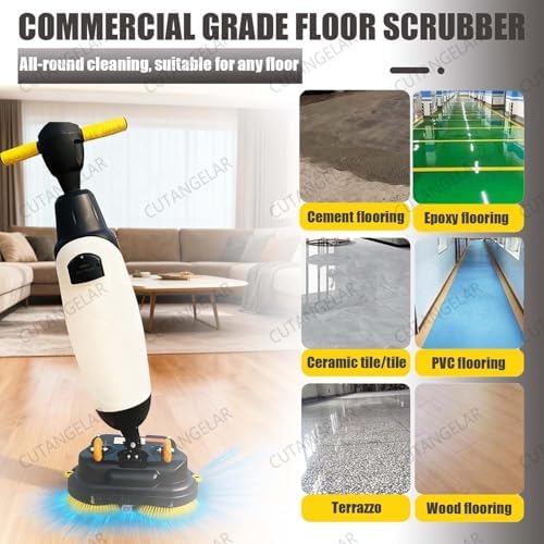 Commercial Floor Scrubber Machine, Electric Buffer Polisher, Floor - Image 7