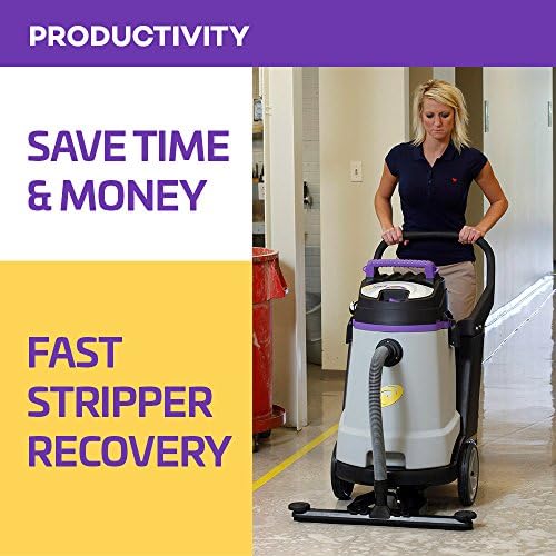 ProTeam Wet Dry Vacuums, ProGuard 20, 20-Gallon Commercial Wet Dry Vacuum Cleaner with Tool Kit and Front Mount Squeegee - Image 4