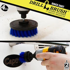 Blue Medium Stiffness 5in Scrub Brush - Aquarium Cleaner - Marine Vessels - Image 2