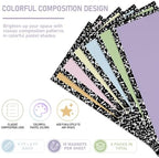 6 Pcs Fluorescent Light Covers for Classroom Ceiling Lights 4x2 FT Colorful Magnetic Light Filters Pastel Decorative Panels for Back to School Office Hospital Ceiling Supplies (Colorful Composition) - Image 3
