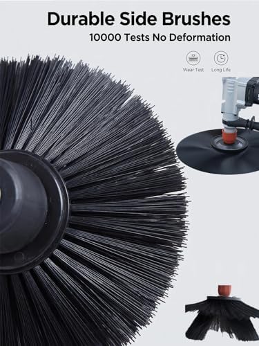 Floor Sweeper Walk-Behind,Pull or Push,41" 55L,Industrial-Commercial Grade - Image 5