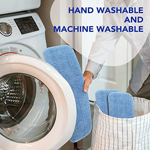 Replacement Mop Pads Fit for Rubbermaid Commercial 18" and 17" Mop - 10 Pack Wet & Dry Commercial Cleaning Reusable Refills Fit for Any Flat System 17 and 18 Inch - Image 4