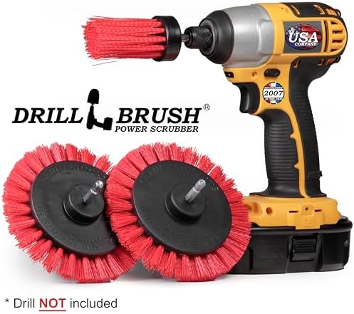 Drillbrush Hard Bristle Cleaning Brush for Crevices and Gaps - Outdoor - Image 4