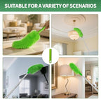 dusters for Cleaning extendable Long Handle，Webster Cobweb Duster with Extension Pole，Spider Web Remover Brush with Pole，Outdoor Web Cleaner Outside for use on Ceilings, cabinets, Walls, Light - Image 5