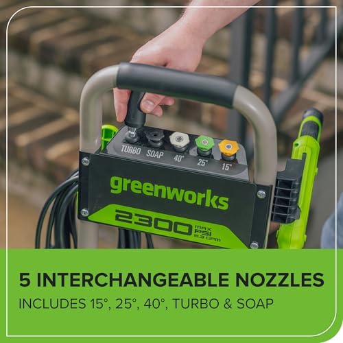 Greenworks Pro 2300 PSI 2.3 GPM Electric Pressure Washer(SGS Certified) - Image 6