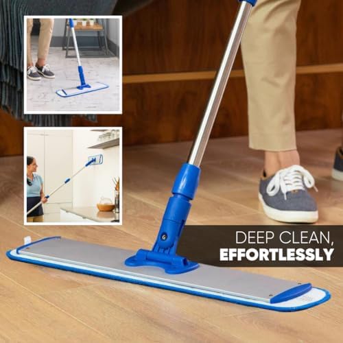 Microfiber Wholesale 36 inch Microfiber Mop Pads - Machine Washable, Reusable, Refills & Replacement Wet Mop Heads Compatible with Any Microfiber Flat Mop System (18 Pack) - Image 4