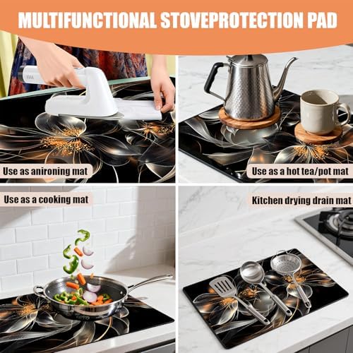28"x20" Anti-Slip Electric Stove Top Cover - Image 3