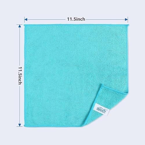 HOMEXCEL 12PK Microfiber Cleaning Cloth, Cleaning Rag for Home, 11.5x11.5in - Image 2
