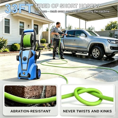 Electric Pressure Washer 5000PSI Power Washer with Pressure Control - Image 5