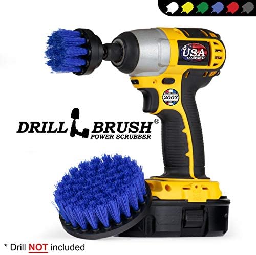 Blue Medium Stiffness 5in Scrub Brush - Aquarium Cleaner - Marine Vessels - Image 7
