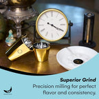 OTTO One-Touch Automatic Spice Mill - USB Rechargeable - Gold - Image 4