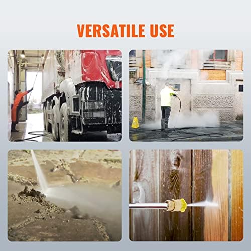 VEVOR Gas Pressure Washer, 4400 PSI 4.0 GPM, Gas Powered Pressure Washer with Copper Pump, Spray Gun and Extension Wand, 5 Quick Connect Nozzles, for Cleaning Cars, Homes, Driveways, Patios - Image 6