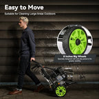Professional 4200PSI 4GPM 212CC Gas Pressure Washer, 25FT Hose Reel 8" Wheel 1L Foam Bottle 5 Nozzles 7HP Heavy-Duty 3600RPM Commercial Gas Power Washer for Cleaning (EPA/CARB/ETL Compliant), Black - Image 5