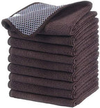 KinHwa Dish Cloths for Washing Dishes with Scrub Side, Microfiber Dish Rags by KinHwa