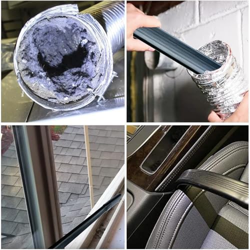 Flexible Crevice Tool for Dyson V7 V8 V10 V11 V15 Gen5 Cordless Vacuums - Vacuum Accessories & Attachments for Dryer Vent, Car Detailing and Corners Cleaning - Dryer Vent Cleaner Kit - Image 5