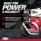 Simpson Cleaning 3400 PSI Gas Pressure Washer, 2.5 GPM Power Washer for Commercial Use, Honda GX200 Engine, 25-Foot Hose, Aluminum Series, 49-State (ALH3228-S) - Image 3
