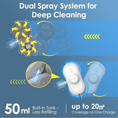 Window Cleaning Robot, 6500Pa Suction with Edge Detection - Image 4