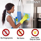 MRKG Refrigerator Door Handle Covers, Set of 5, Washable Without Fading, Keep Your Kitchen Appliance Clean from Smudges, Drips, Food Stains, Oil, 15.6X 5.6 inches, 6x3.5 inches (Blue, Grey) - Image 2