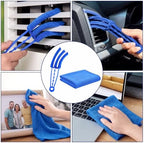 8 Pcs Microfiber Feather Duster Kit with Extension Pole - Image 5