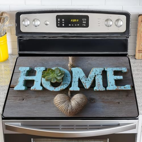 NYZE Stove Top Cover for Electric Stoves, Flat Top Cooktop Protector, Kitchen Extra Counter Space with Home Design by GIVEYOUTHEBEST