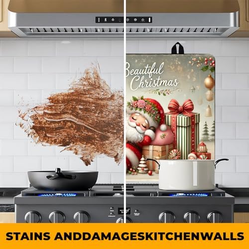 Christmas Stove Top Cover Snowman Stove Top Cover for Home Decoration Kitchen Pad Non-Stick Washable Cooktop Covers Countertop Protector Keep Stove Clean 28"x20" (Man) - Image 5