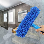 VITEVER Professional 69'' Window Squeegee Cleaner Tool with Extension Pole, 2-in-1 Squeegee for Window Cleaning Kit with Scrubber and Rotating Head, 1 Blade 2 Scrubber (Pack of 2) - Image 5