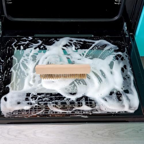 Copper Stove Brush with Wood Handle for Kitchen Oven Cleaning - Image 5
