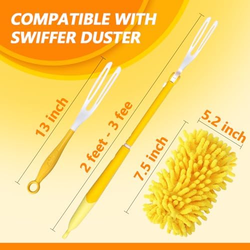 Reusable Chenille Duster Refill Compatible with Swiffer Duster - Image 3
