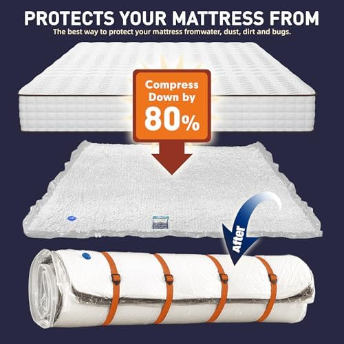 Mattress Vacuum Storage Bag for Memory Foam, Latex and Hybrid Mattress - Image 4