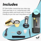 Banana Bros OTTO Electric Herb Grinder with Cone Filler & Case, Gold - Image 2