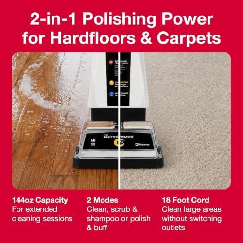 Koblenz P-2600A Carpet Shampooer Machine, 12 in Floor Polisher, 144 Ounce - Image 2