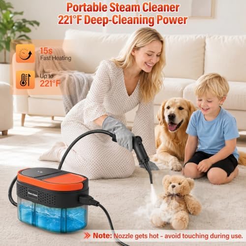 Steam Cleaner for Home, Handheld Steam Cleaner with 1800ml Large Tank - Image 5