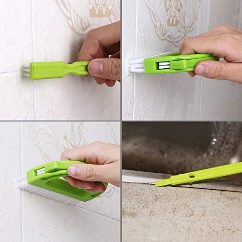 Living&Giving Grout Brush, (3 in 1) Grout Cleaner Brush, Tile Joint Scrub Brush with Handle, Stiff Cleaning Brush for All of The Household Such as Shower,Bathroom, Kitch, Seams, Floor Lines - Image 6